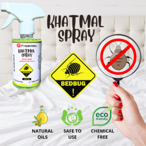 PrettyBUYERS Khatmal Spray | Natural Oil Based Bedbug Treatment for Home 250ML