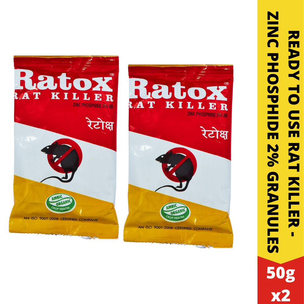 Rat Control Granules | Bait for Effective Rat Control | Chuha Mar 50gmX2