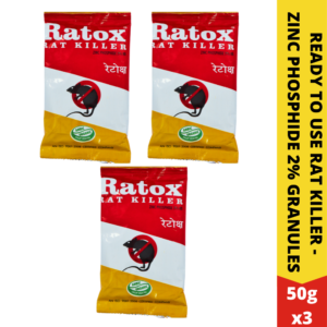 Rat Control Granules Bait for Rat Control | Rodenticide 50GMx3