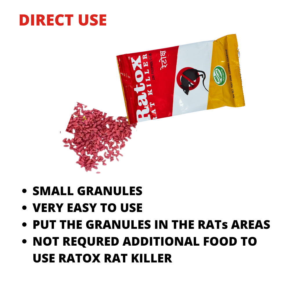 Rat Control Granules Bait for Rat Control | Rodenticide 50GMx1