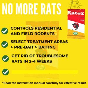 Rat Control Granules Bait for Rat Control | Rodenticide 50GMx5