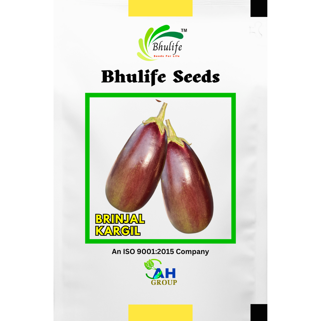 Bhulife Hybrid Brinjal Seeds Kargil (10g)