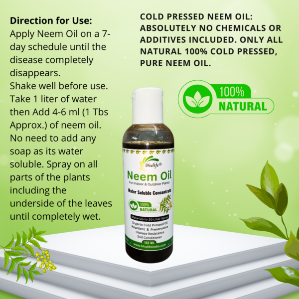 Neem Oil for Plants Spray Plant Health Booster Herbal Insecticide