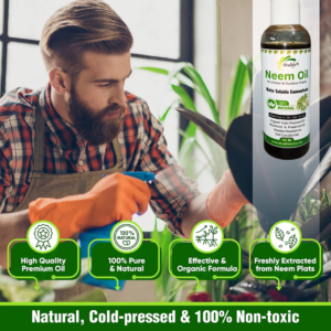 Bhulife Organic Neem Oil for Plants 100MLx1