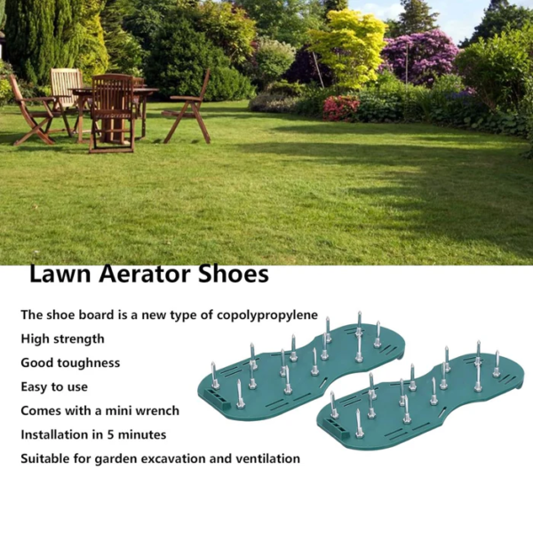 Lawn Aerator Sandals, Garden Grass Aerator Spiked Sandals