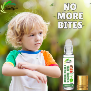 Bhulife 100% Natural Mosquito Repellent Roll-On 8ml | Essential Oil Based