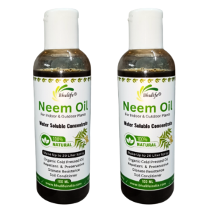 Bhulife Organic Neem Oil for Plants 100MLx2