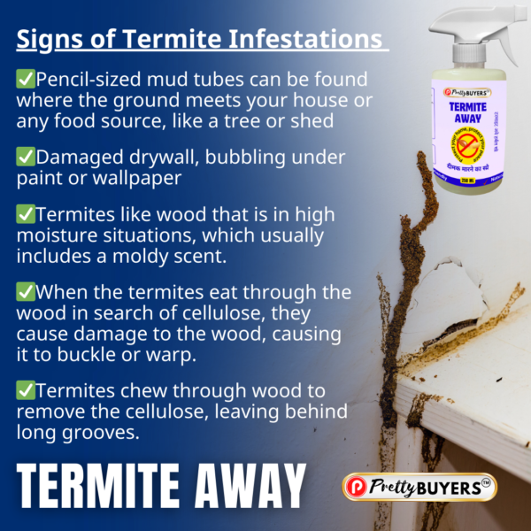 Termite Away Spray for termite Control and Dimak marne ki dawa