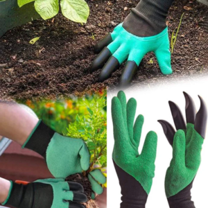 Gardening Gloves with Claws (Random Color)