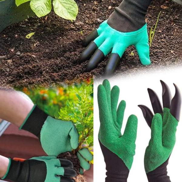 garden gloves with claws