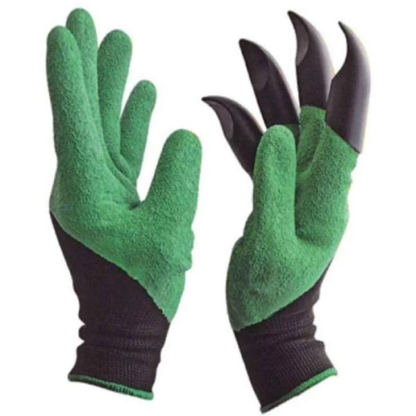 garden gloves with claws