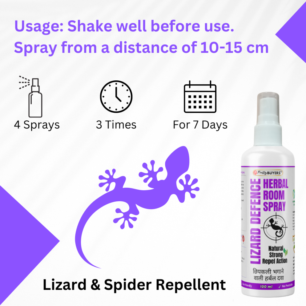 PrettyBUYERS Herbal Lizard Repellent Spray | Lizard Defence Made With ...