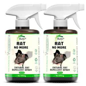 Bhulife Rat No More 250 ML | Natural Oil Rat Repellent Spray (Pack Of 2)