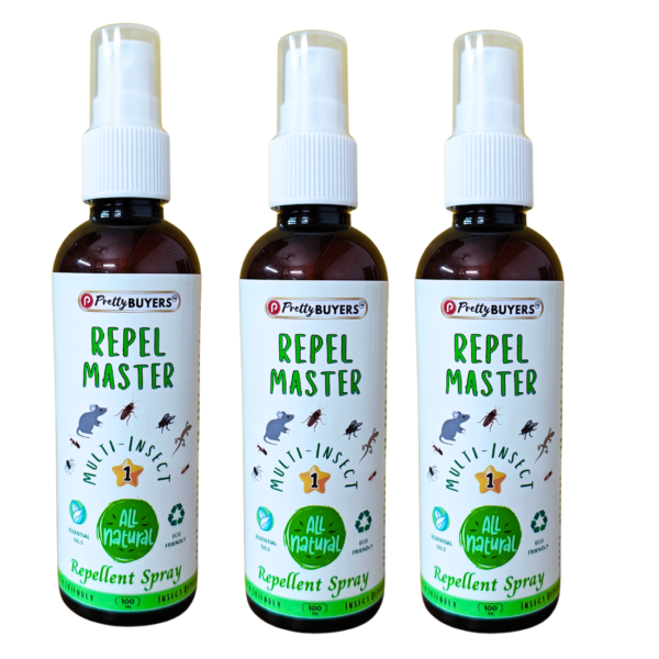 PrettyBUYERS Herbal Multi Insect Repellent 100ML | Repel Rats, Cockroaches, Ants, Insects  (Pack Of 3)