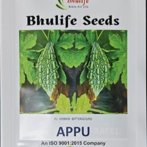 Bitter Gourd Seeds Appu F1 Hybrid by Bhulife Seeds 10g