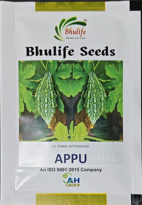 Bitter Gourd Seeds Appu F1 Hybrid by Bhulife Seeds 10g