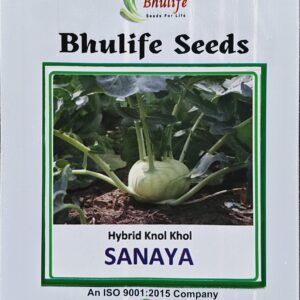 Knol Khol Seeds Sanya Hybrid by Bhulife Seeds 10g