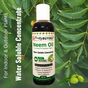 PrettyBUYERS Organic Pure Neem Oil for Plants 100 ml | Make 20 Liter Neem Spray