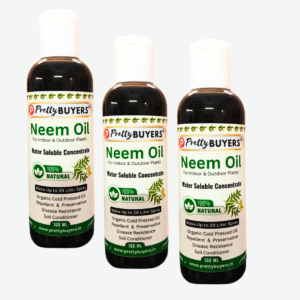 PrettyBUYERS Organic Pure Neem Oil for Plants 100 ml | Make 20 Liter Neem Spray (Pack Of 3)