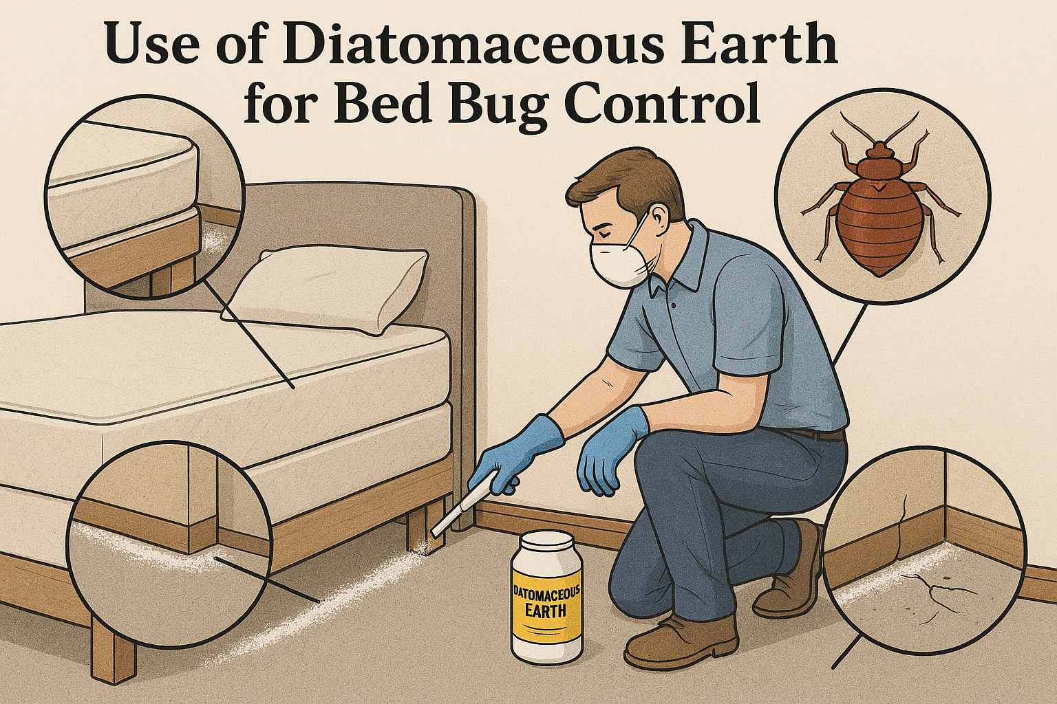 You are currently viewing Use of Diatomaceous Earth for Bed Bug Control