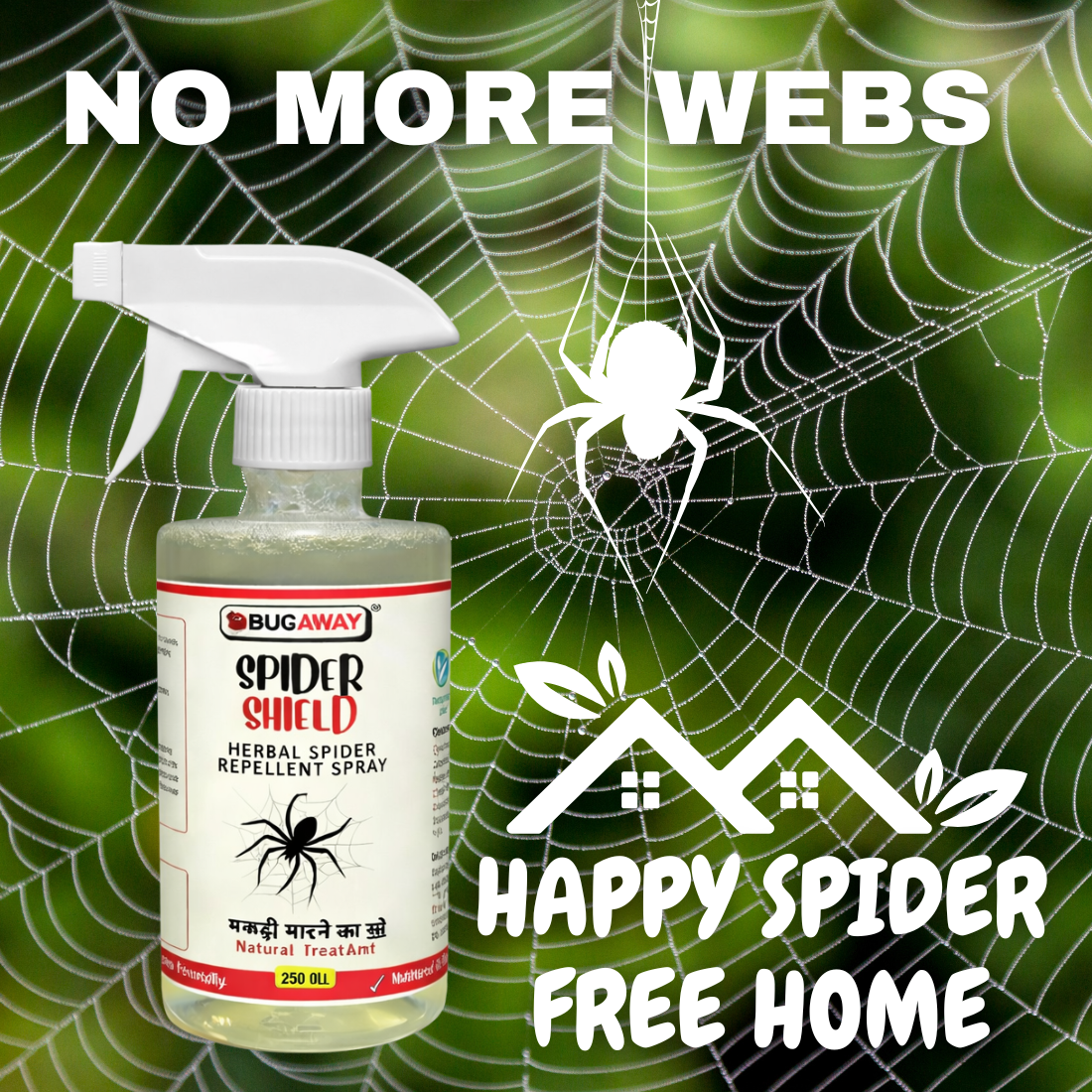 Natural Spider Killer Spray 250 ml Eco Friendly Makdee Marne Ki Dawa 250 ML (Pack Of 1) - Image 3