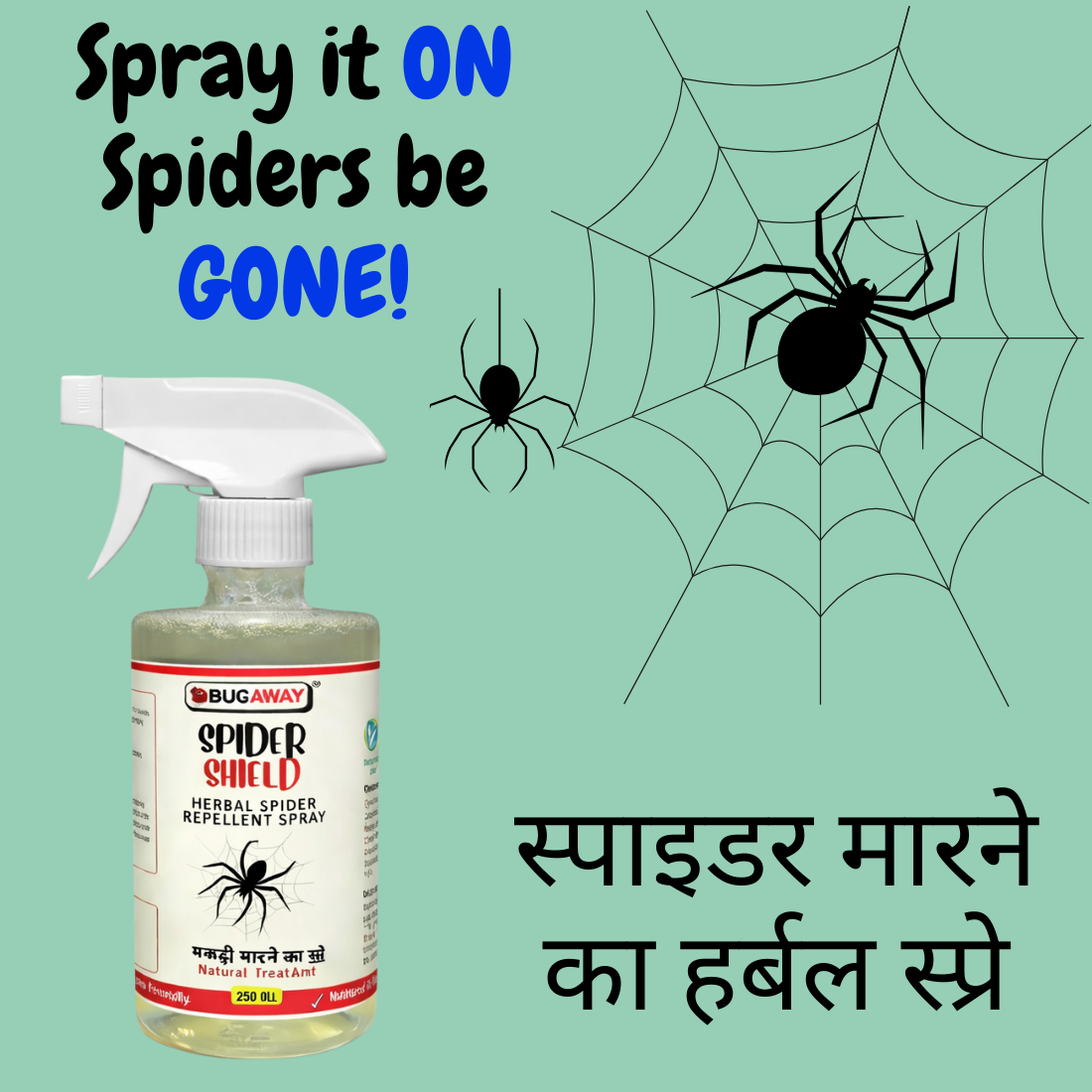 Natural Spider Killer Spray 250 ml Eco Friendly Makdee Marne Ki Dawa 250 ML (Pack Of 1) - Image 4