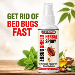BUGAWAY Bug Shield 100 ML | Herbal Bed Bug Repellent Spray (Pack Of 1)