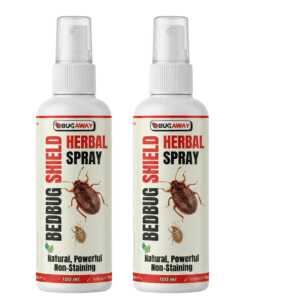 BUGAWAY Bug Shield 100 ML | Herbal Bed Bug Repellent Spray (Pack Of 2)